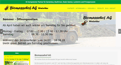 Desktop Screenshot of biomassehof.ch